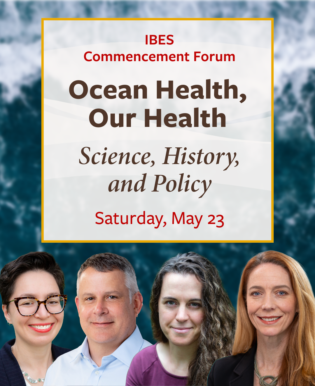 image poster with speakers' headshots