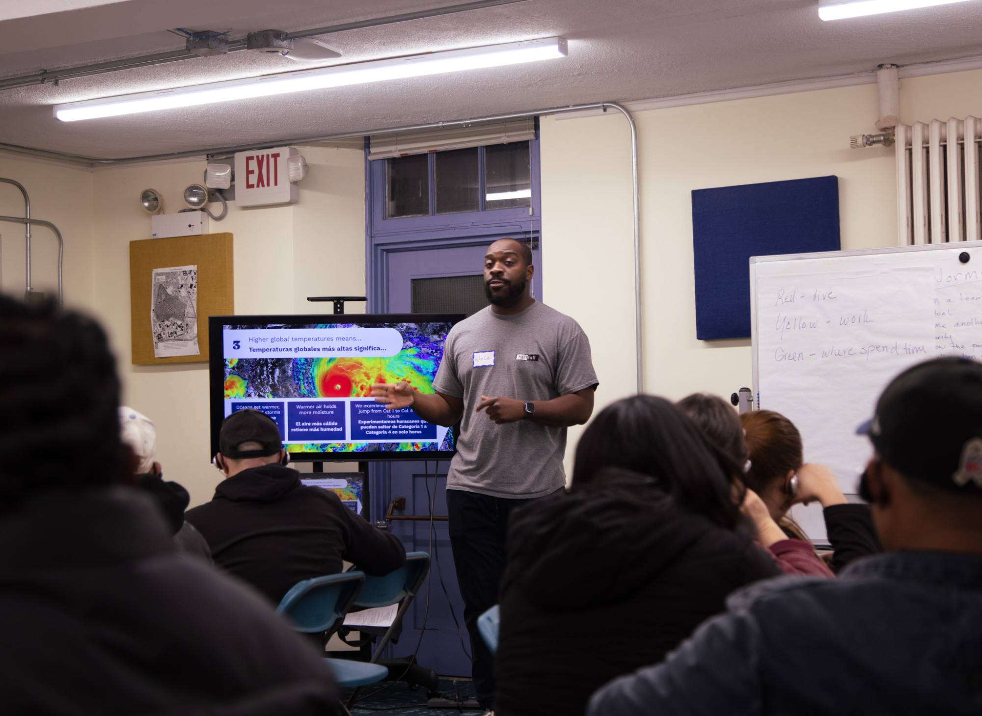 Photo of Climate Ready Together cohort facilitator Wole Akinbi, by Science Journalism student Catherine Latimer