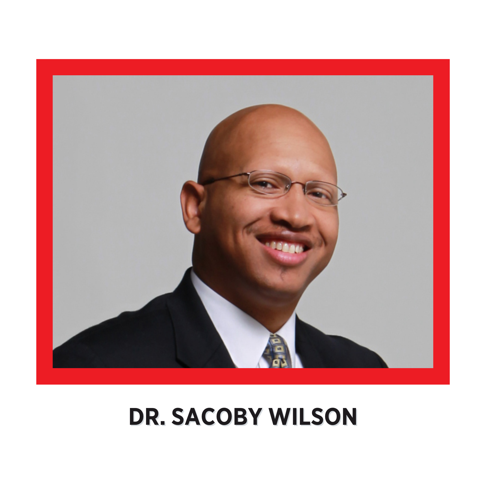 Dr. Sacoby Wilson, headshot