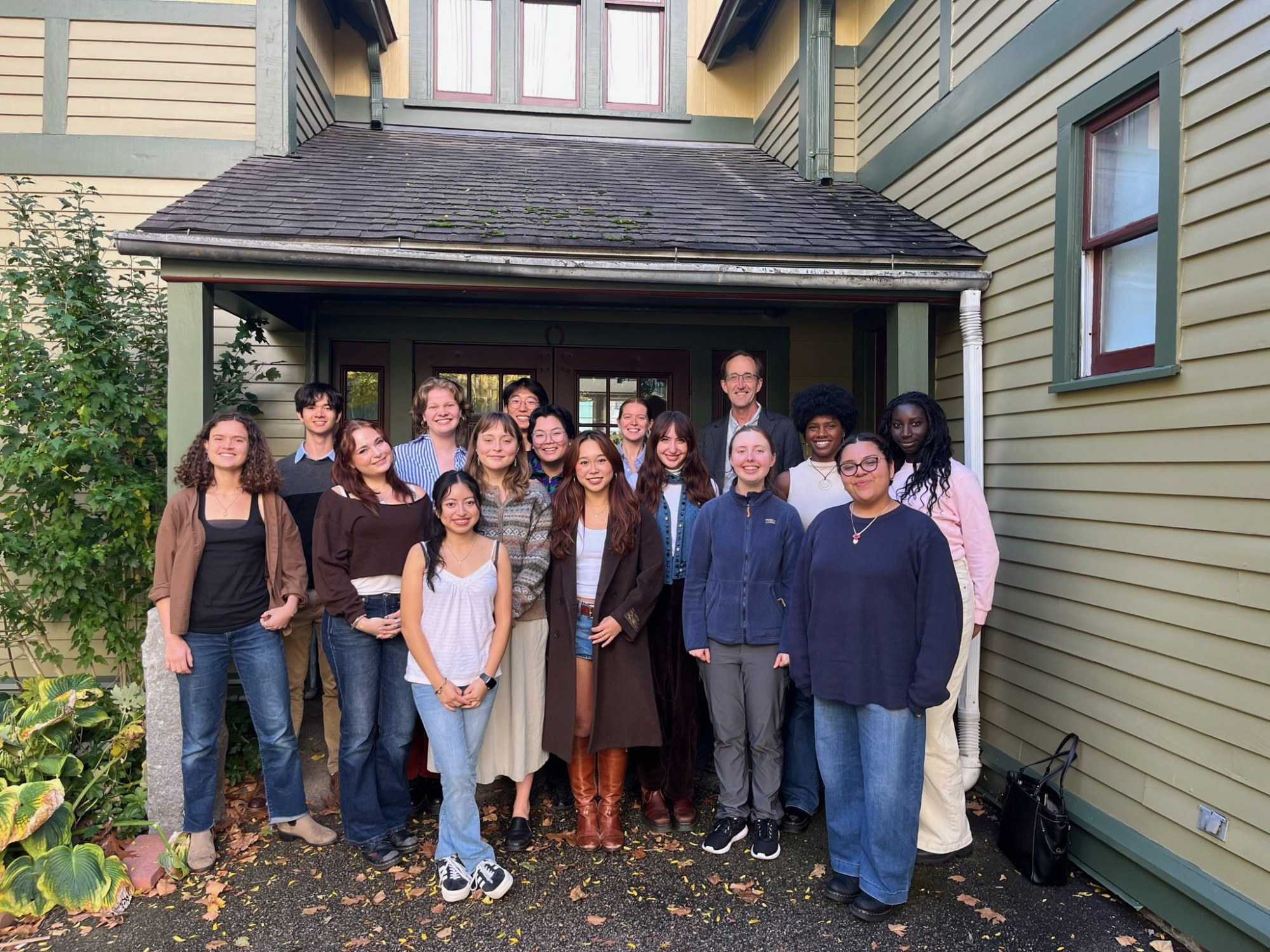 Roberts and his Fall 2025 “Denial Detectives” [photo by Timmons Roberts]