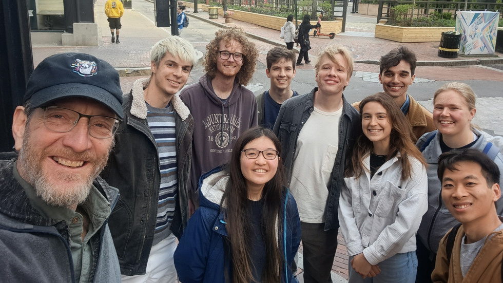 Kurt and students