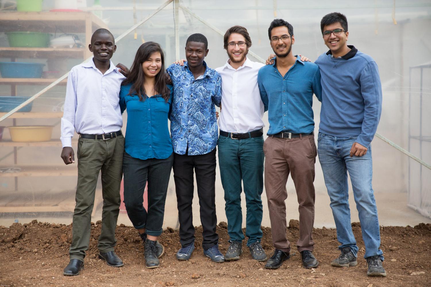 Team at Pilot Greenhouse in Kenya